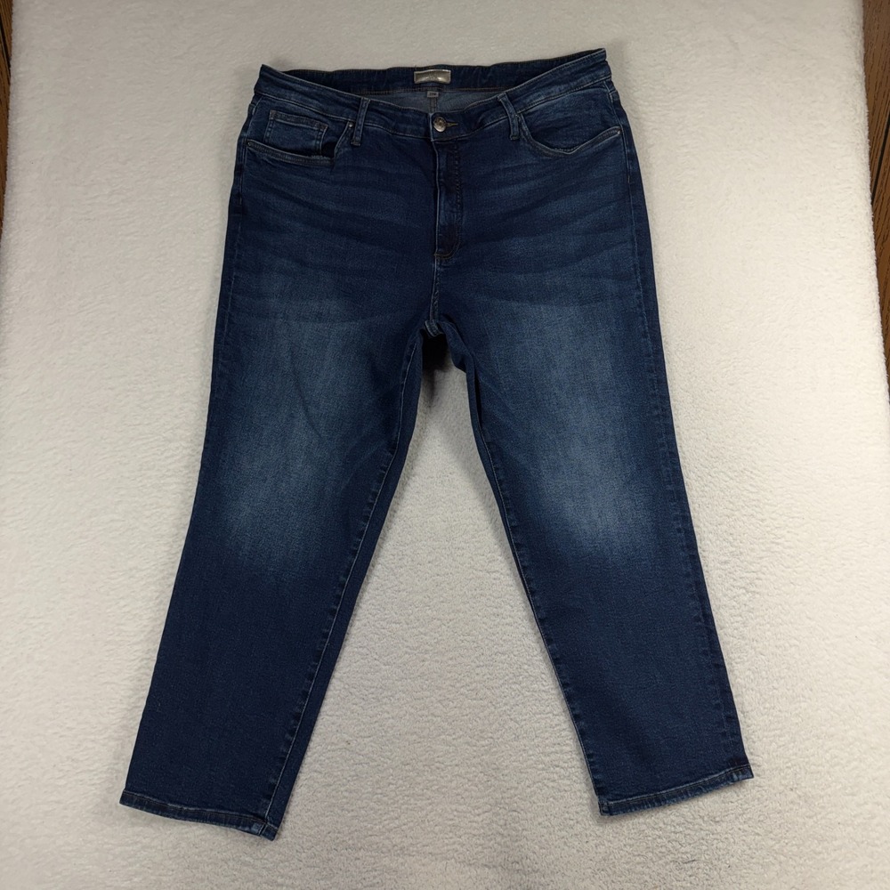 Kut from the Kloth Dark Blue Rachael Mom Jean 22W (41x26) High Rise Womens